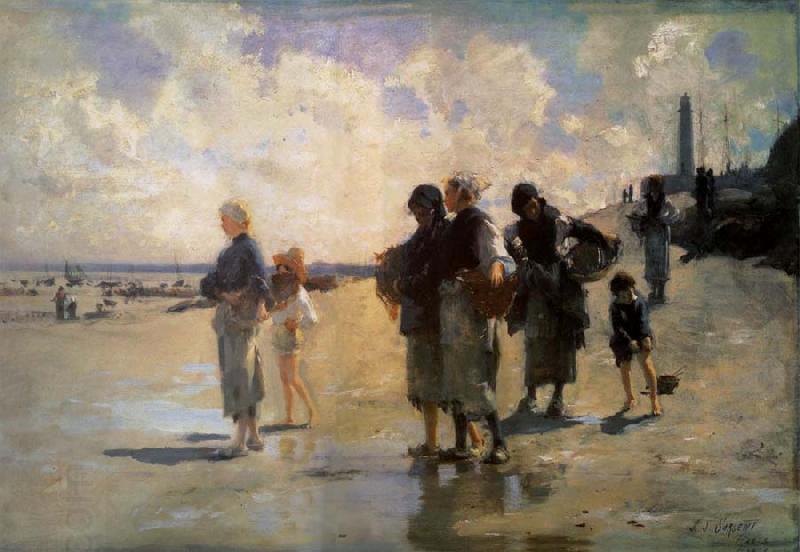 John Singer Sargent THe Oyster Gatherers of Cancale China oil painting art